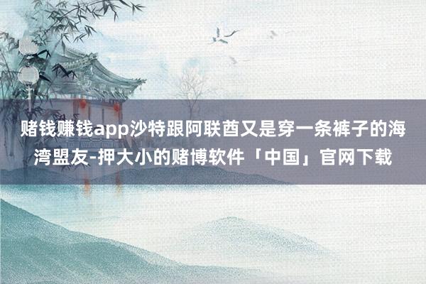 赌钱赚钱app沙特跟阿联酋又是穿一条裤子的海湾盟友-押大小的赌博软件「中国」官网下载