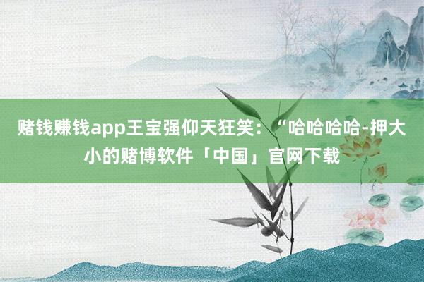 赌钱赚钱app王宝强仰天狂笑：“哈哈哈哈-押大小的赌博软件「中国」官网下载